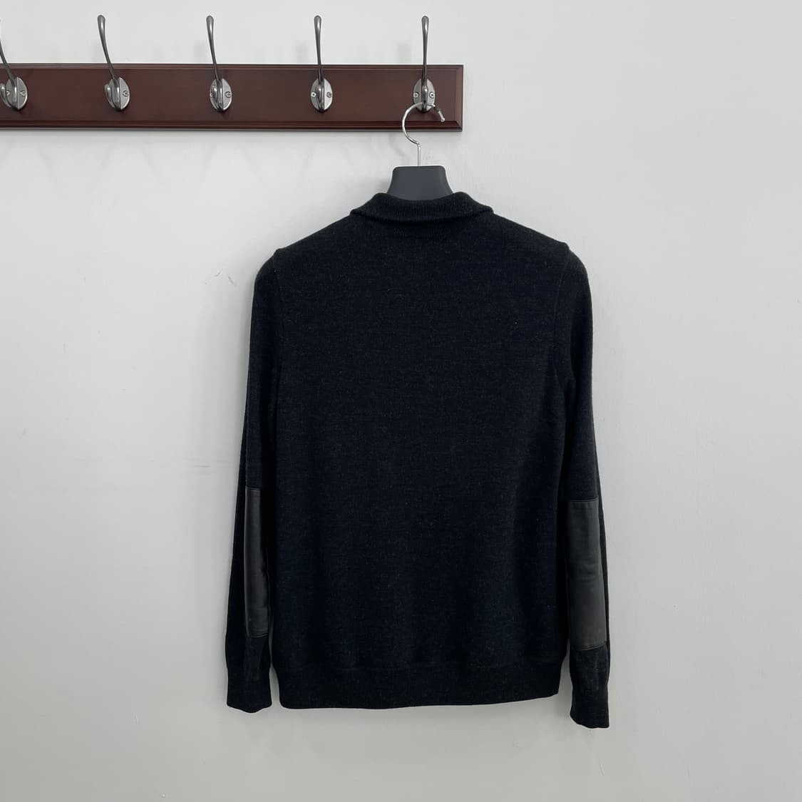 U 폴로 랄프로렌 챠콜 하프넥 집업 니트 상품이미지3