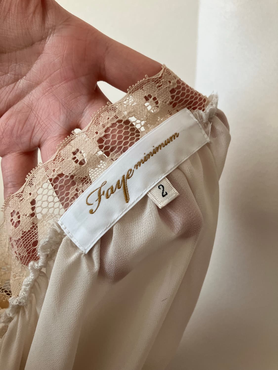 레이스 스퀘어넥 블라우스 상품이미지5