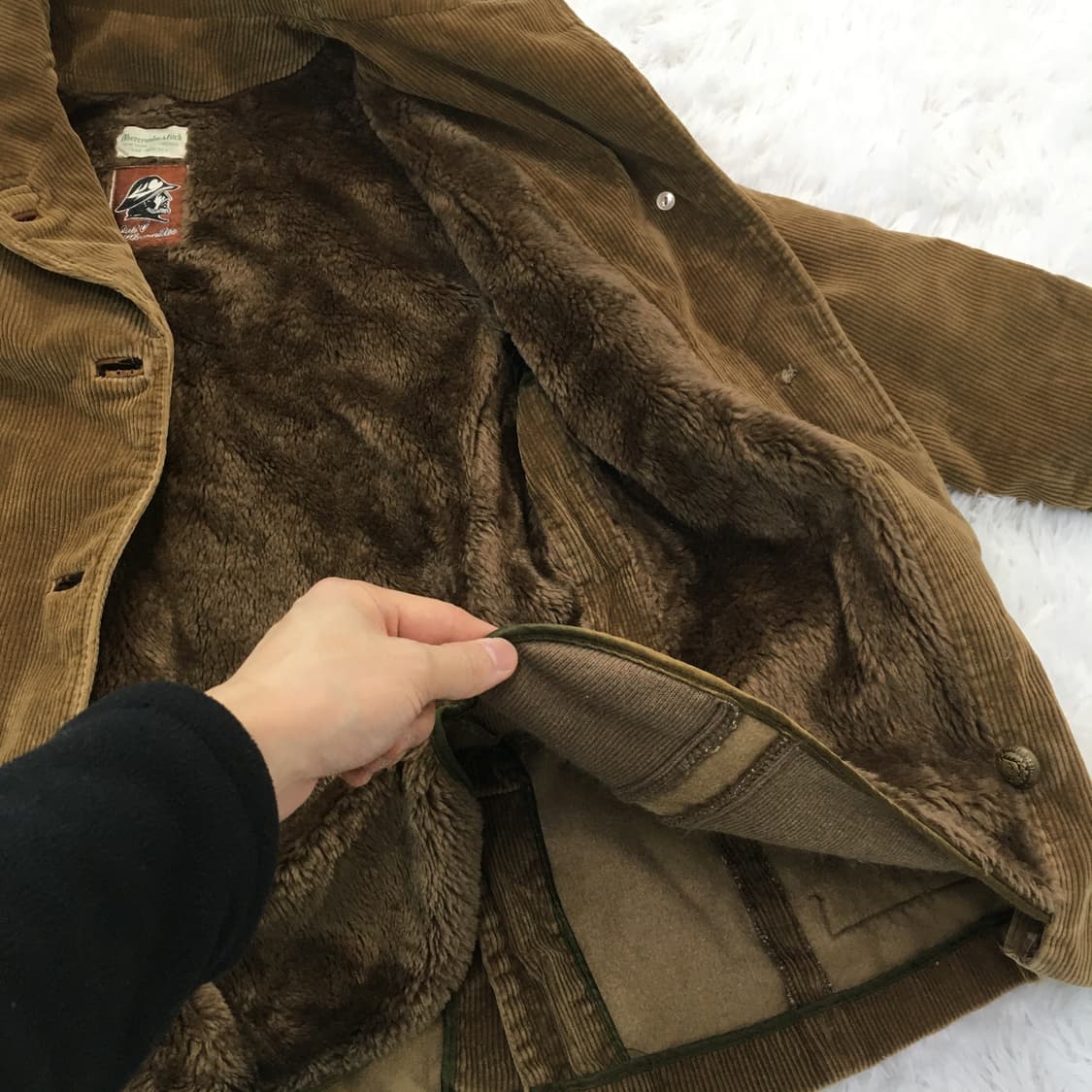 빈티지 아베크롬비 골덴 야상 점퍼  y2k 스트릿 갸루 펑키 일본빈티지 상품이미지4