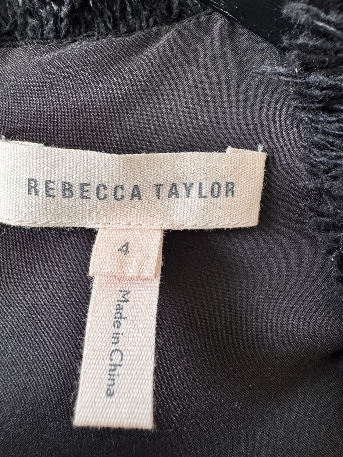 {파격할인}촬영용 의상Rebecca Taylor 블랙 트위드 원피스 Si 상품이미지2