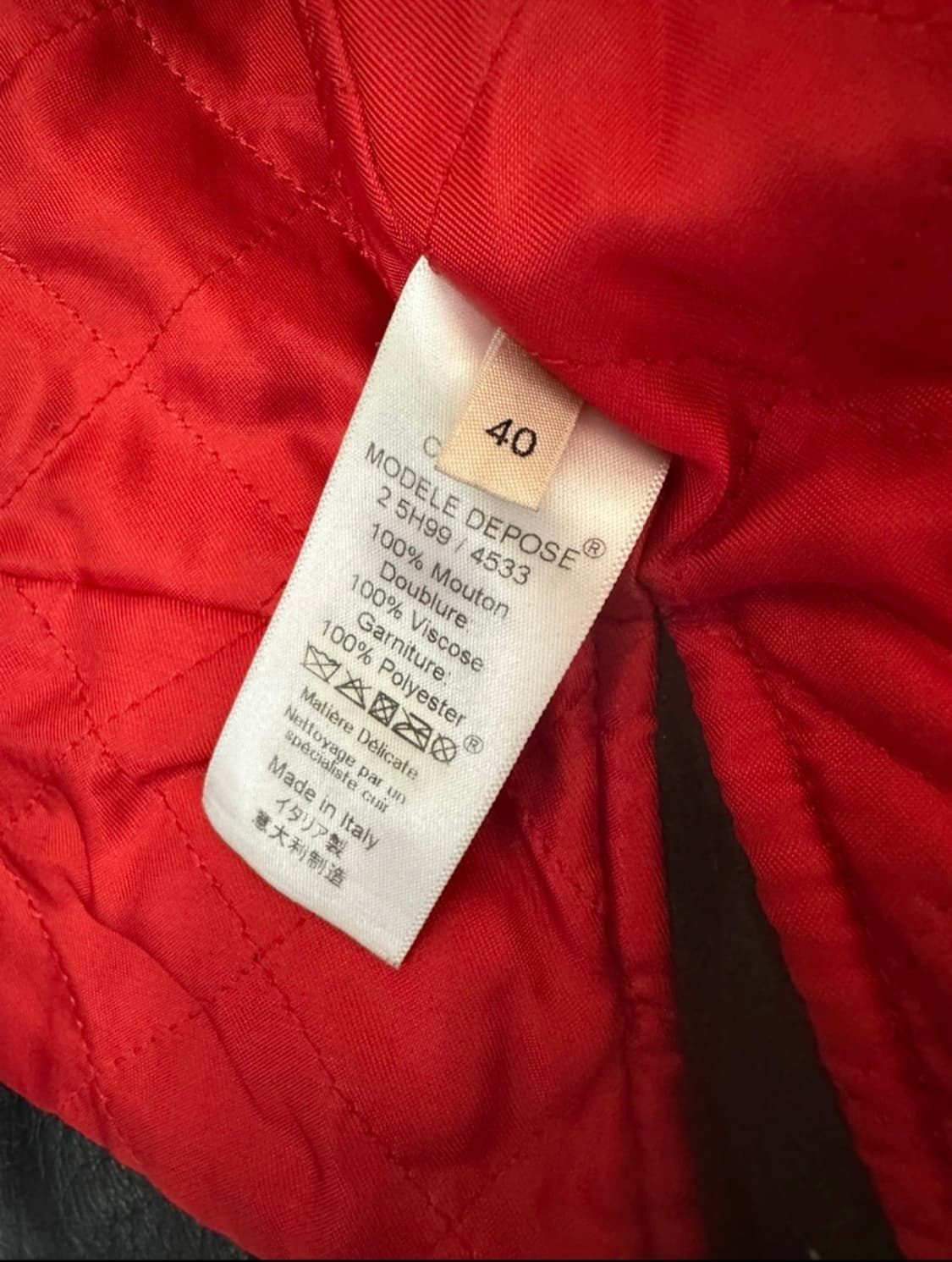 셀린느 피비 파일로 레더 바이커 자켓 상품이미지5