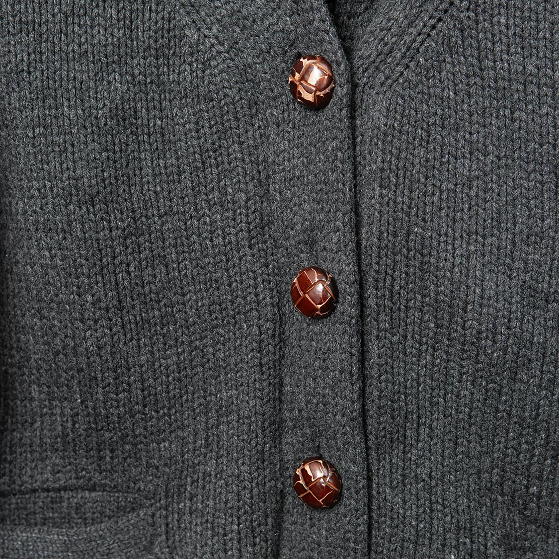 [95] 라코스테 숄카라 울 가디건 그레이 MT-1411  상품이미지3