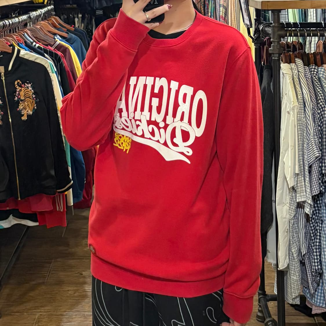 [HI] Dickies 오리지널 맨투맨 레드 상품이미지3