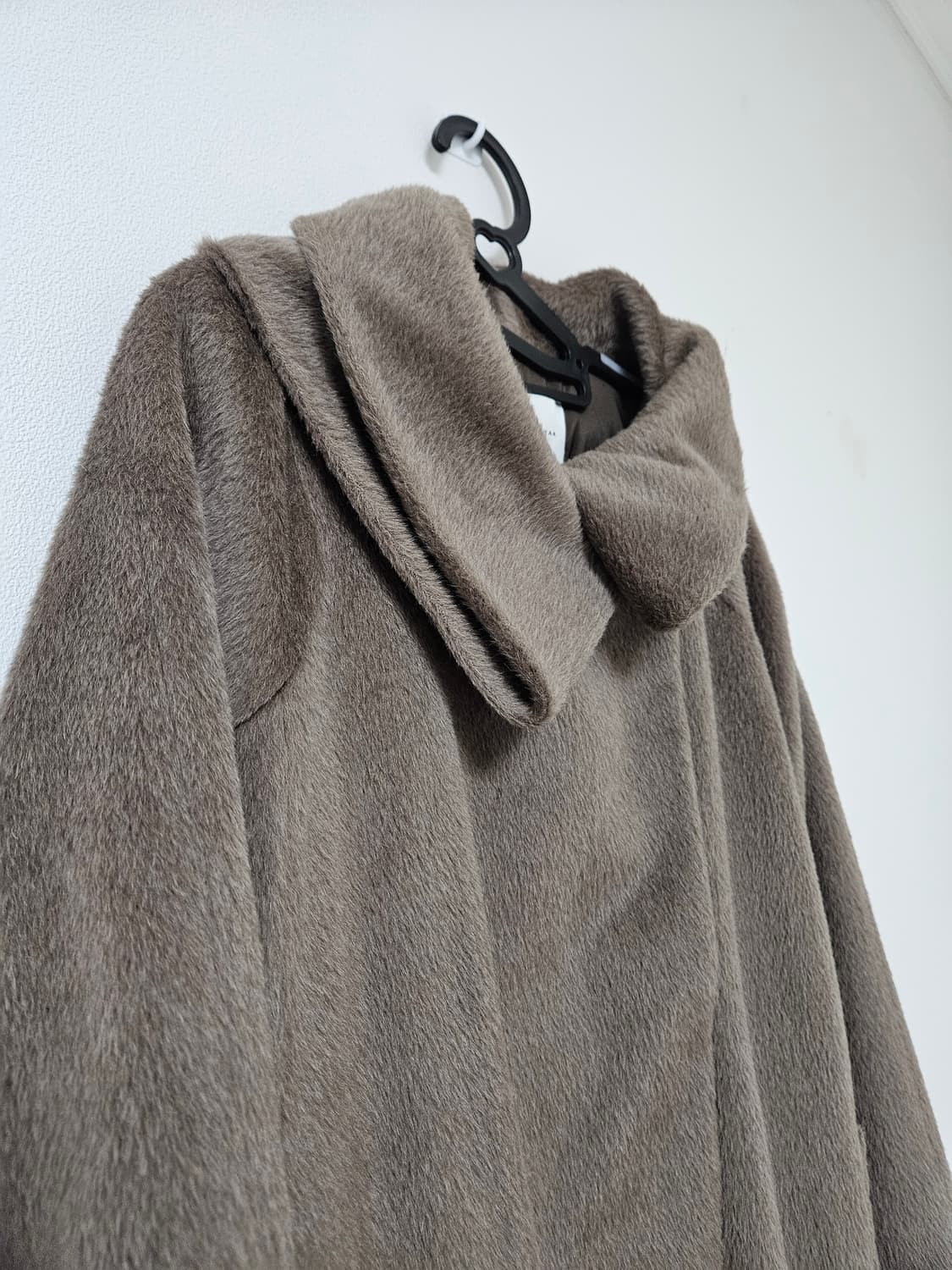 미샤 라마(알파카) 울 하프코트 상품이미지2