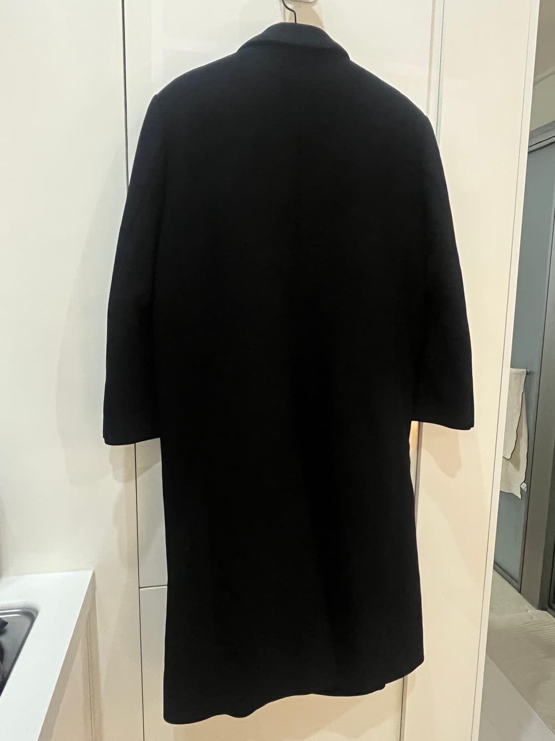 무신사스탠다드 울블렌드 오버숄더 더블코트 S 상품이미지3