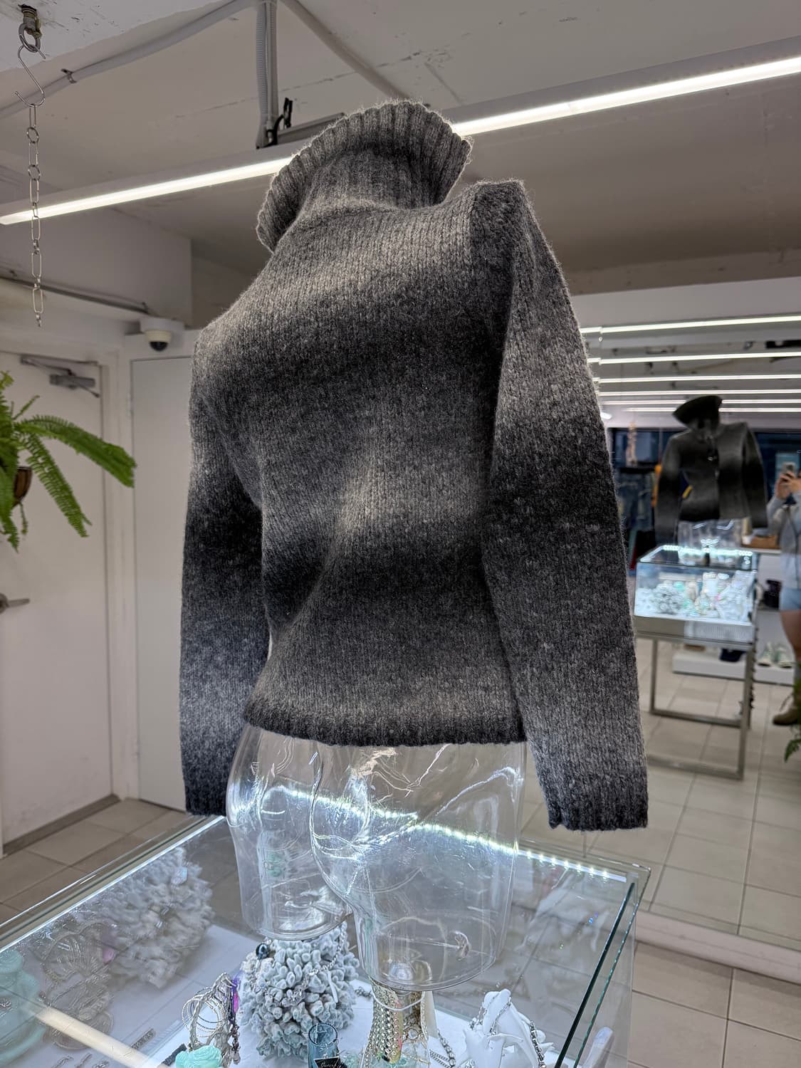 high neck knit zipup jacket 상품이미지4