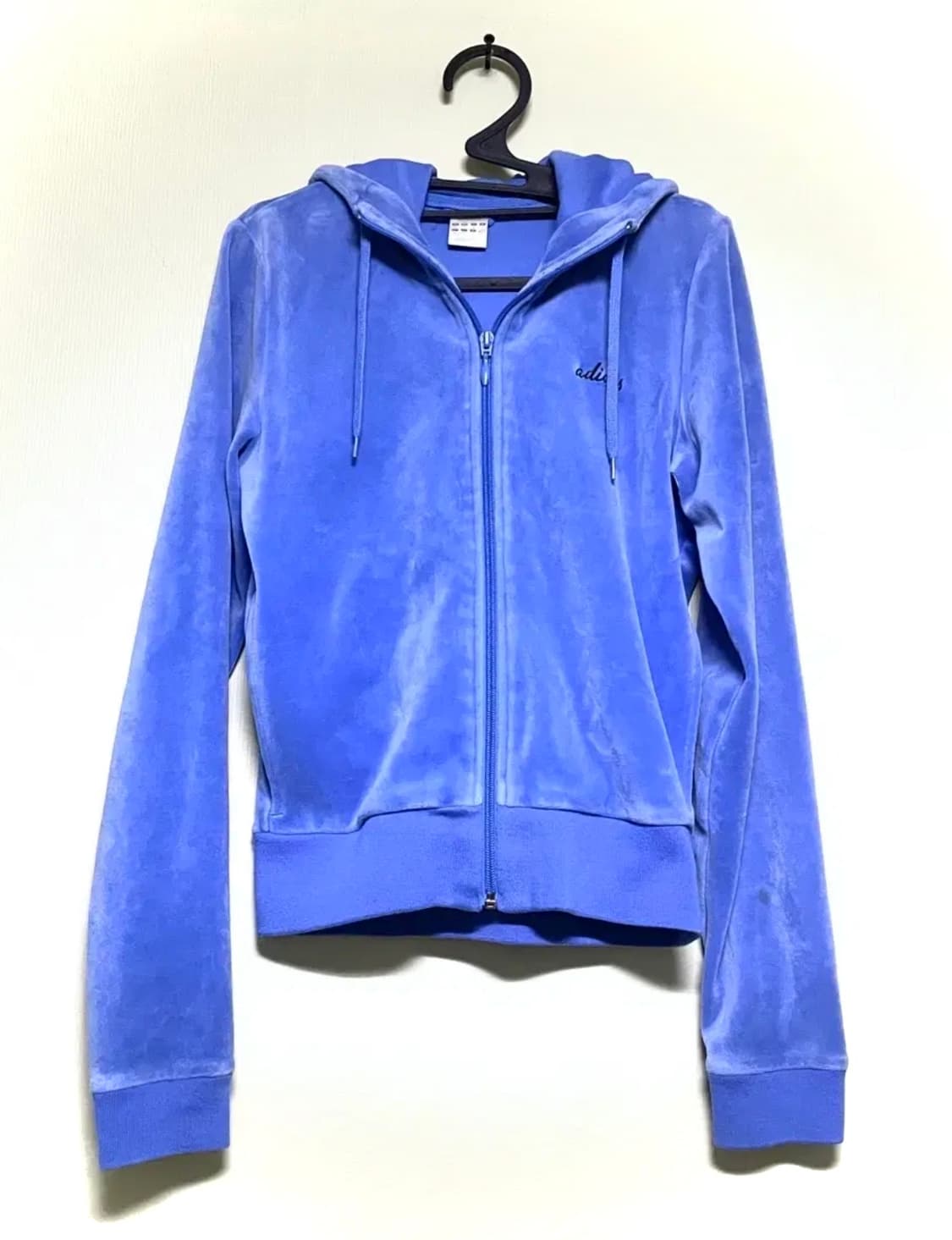 아디다스 벨벳 벨루아 후드집업 트랙탑 져지 상품이미지1