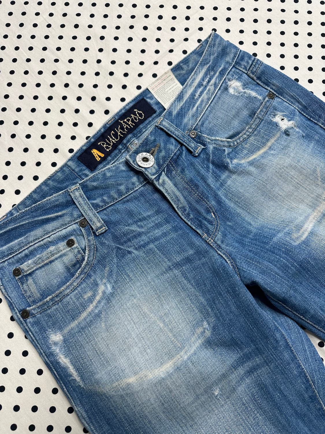 버커루 부츠컷 데님팬츠 y2k 펑크 상품이미지3