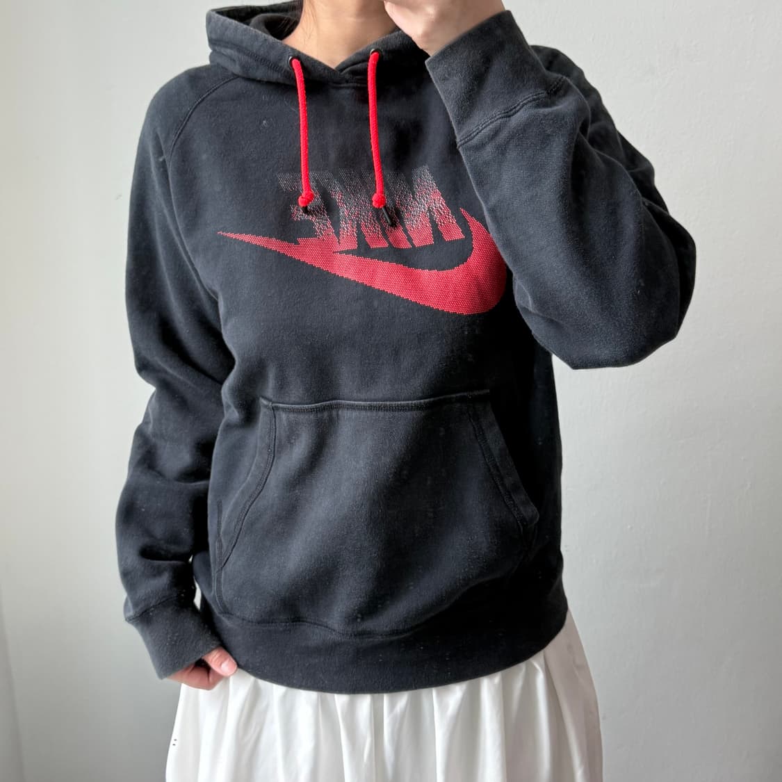 [L] 나이키 블랙 후드집업 상품이미지1
