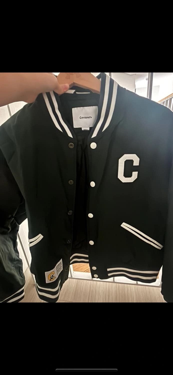 커버낫 스포츠 C 로고 바시티 자켓 s사이즈 상품이미지2
