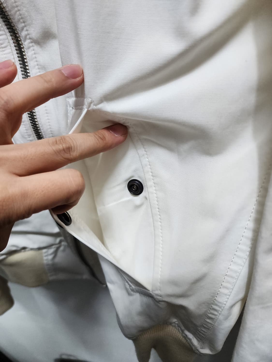 릭오웬스 밀크 플라이트 봄버 자켓 상품이미지3