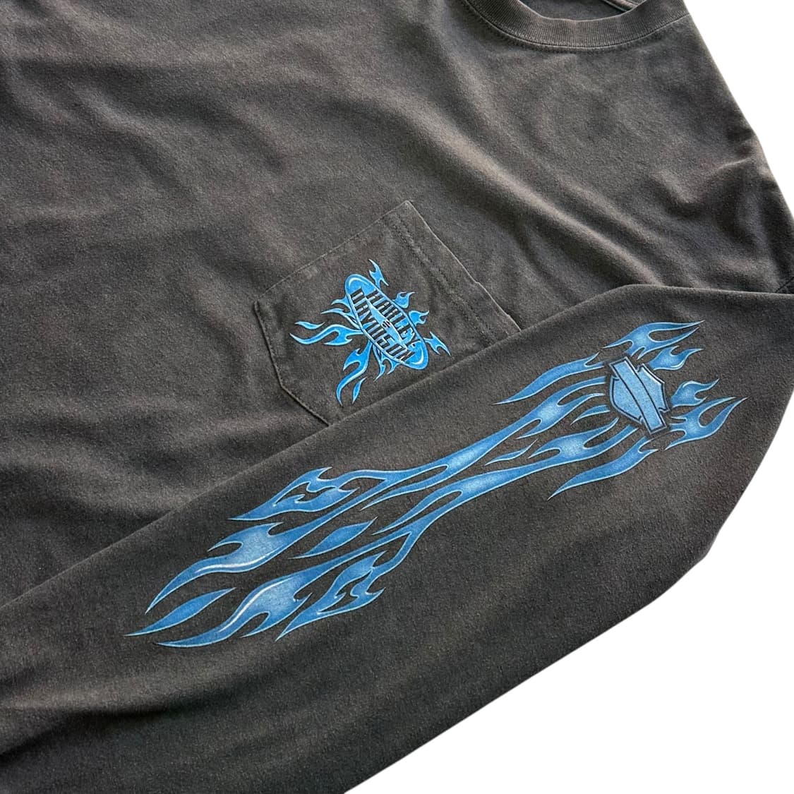 [100] 할리 데이비슨 블루 플레임 롱 슬리브 상품이미지4