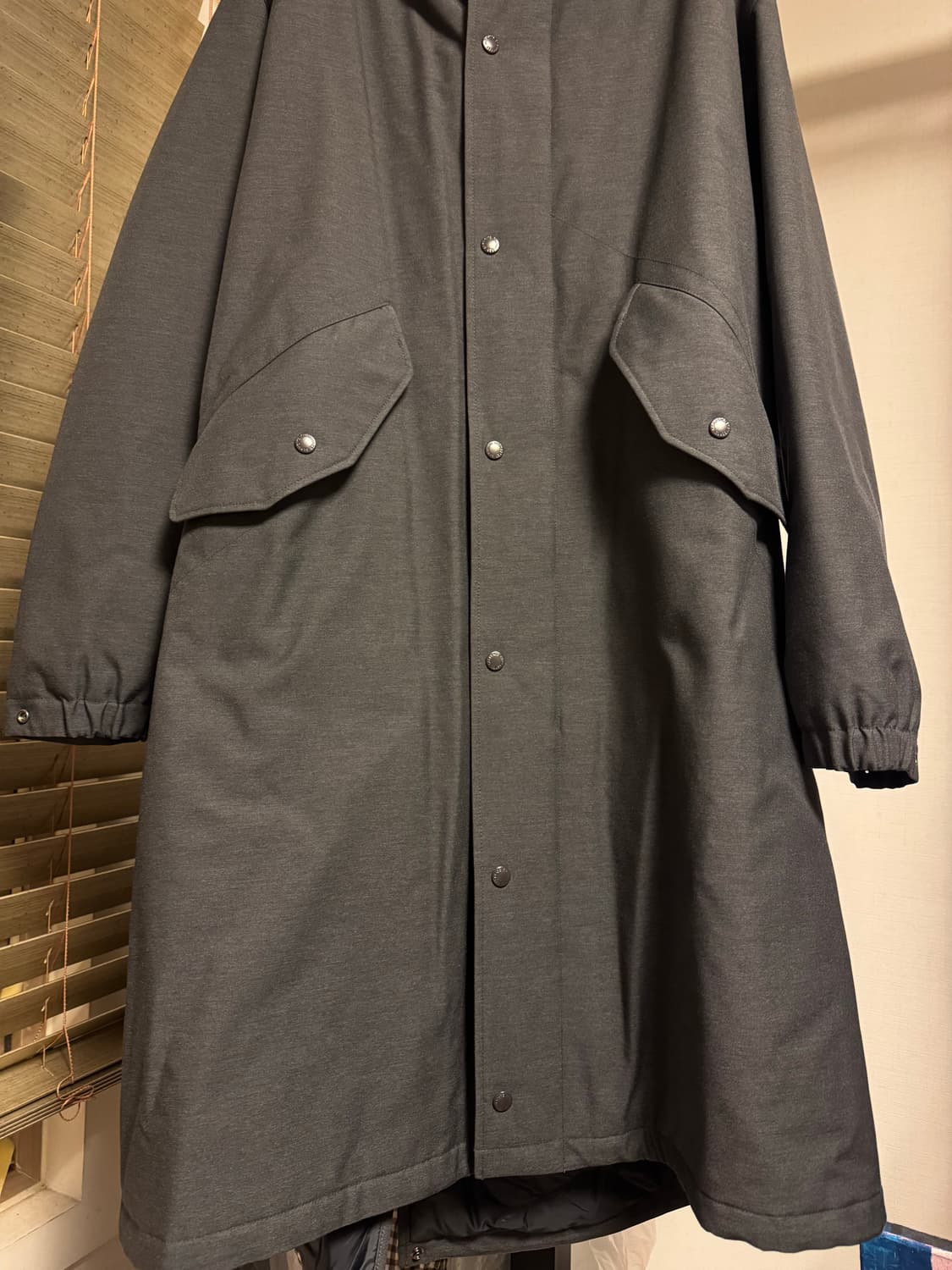 유니클로 x 엔지니어드 가먼츠 후드코트 다크그레이 xl 상품이미지4