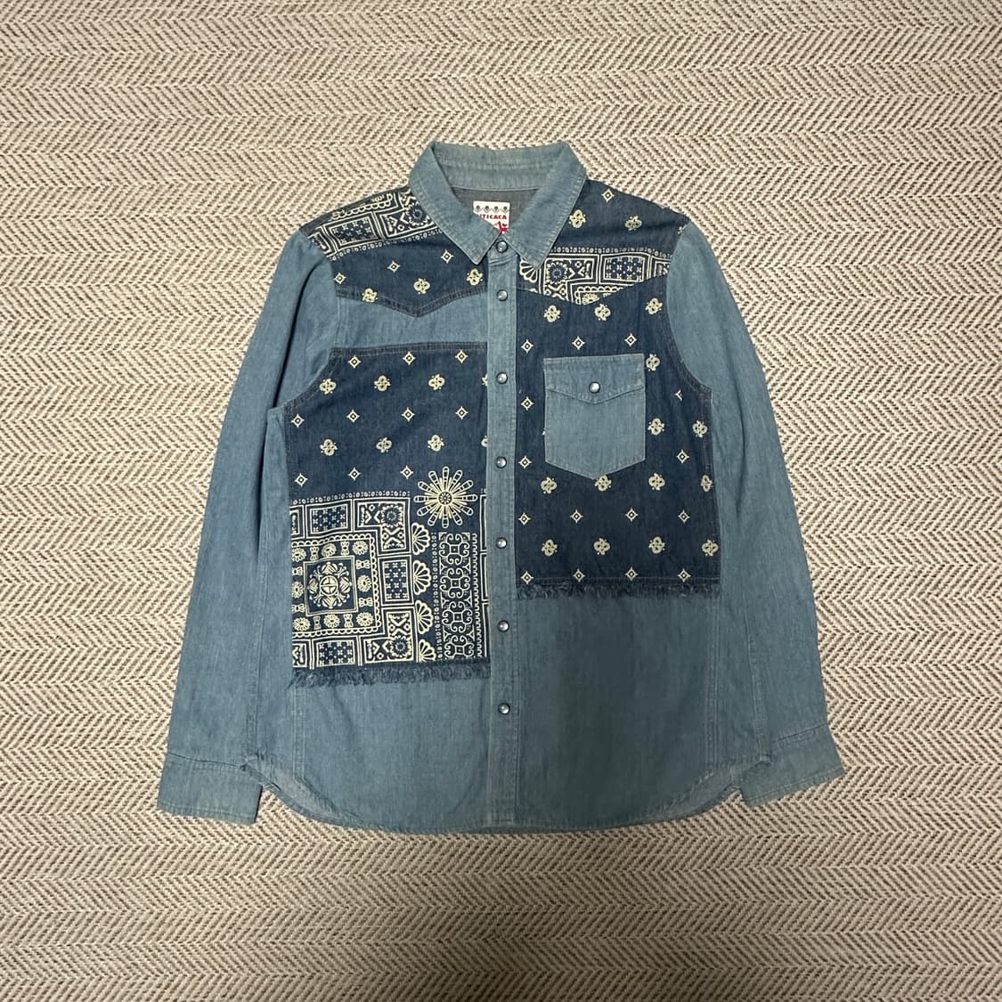 TITICACA denim work shirt 상품이미지1