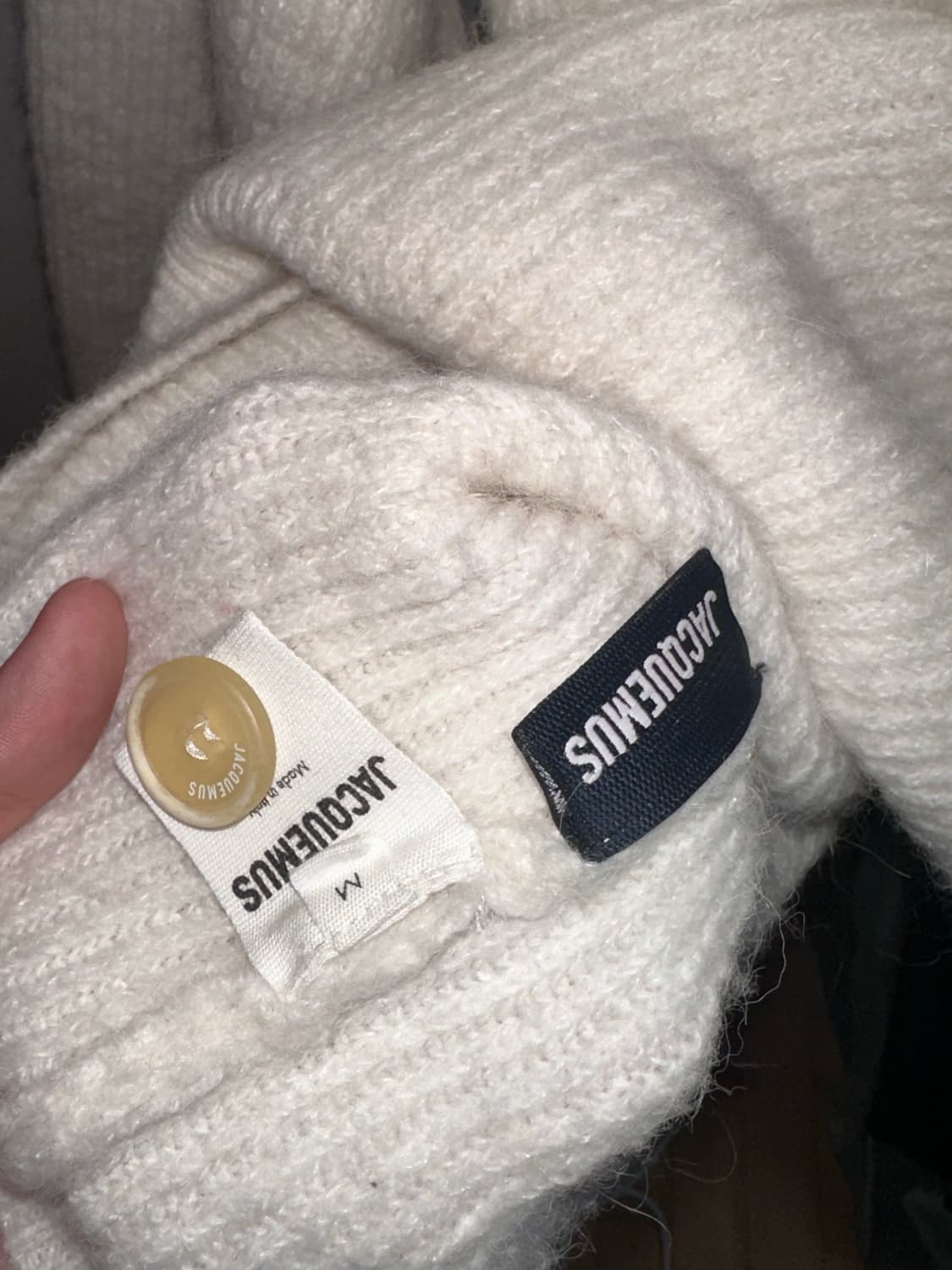 (M) 자크뮈스  가디건 사선 가디건 상품이미지4