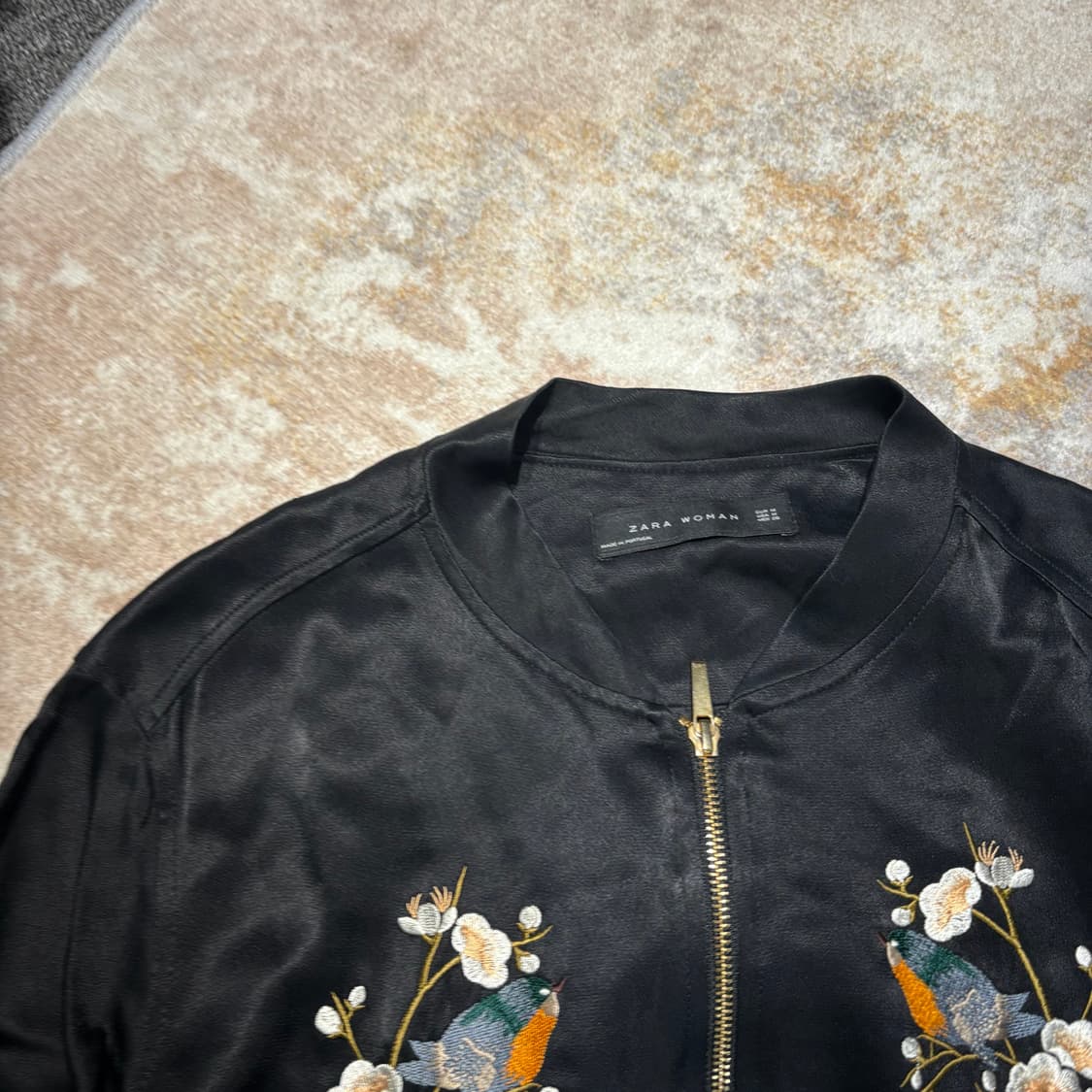 자라 우먼 빈티지 플라워자수 자켓 상품이미지5