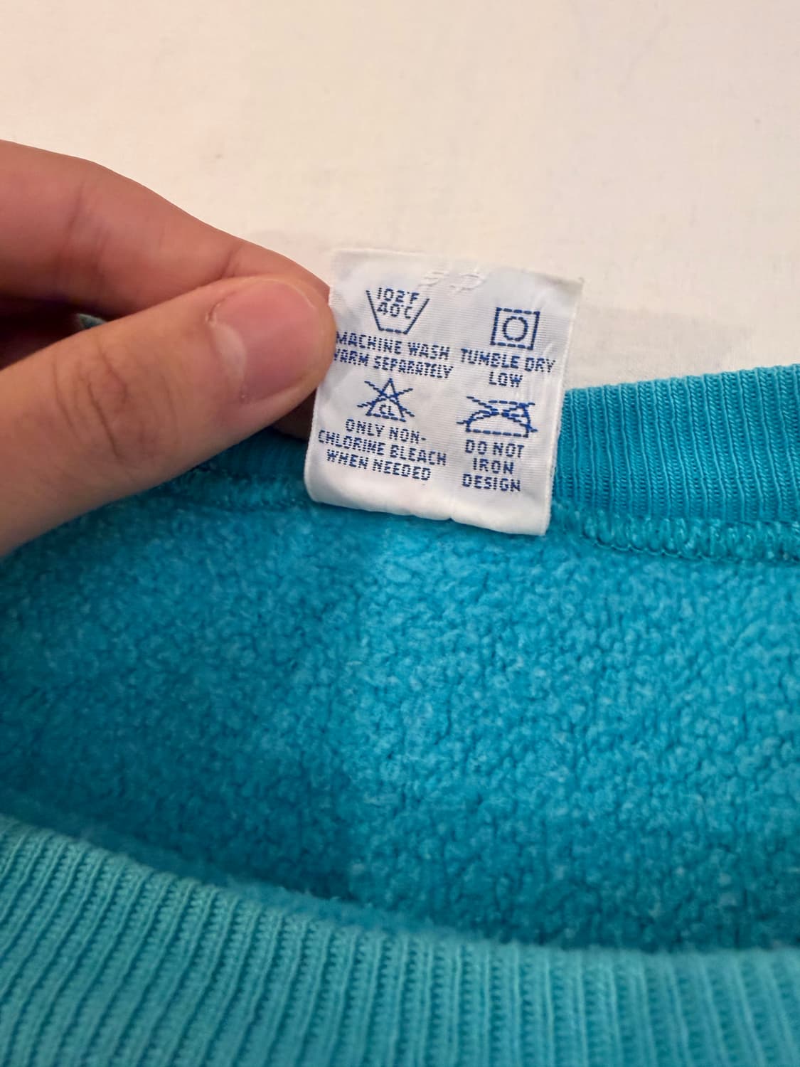 90s 챔피온 리버스위브 스웻셔츠 맨투맨 아쿠아민트 상품이미지6