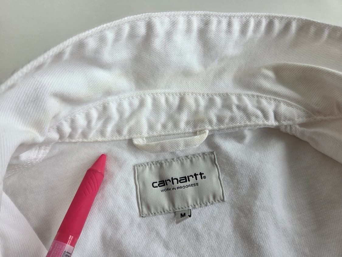 커버낫 트러커 캐주얼 데님 자켓 화이트 M 상품이미지3