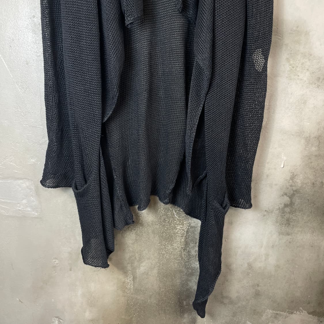 마스나다 엘보우 컷아웃 가디건 상품이미지5