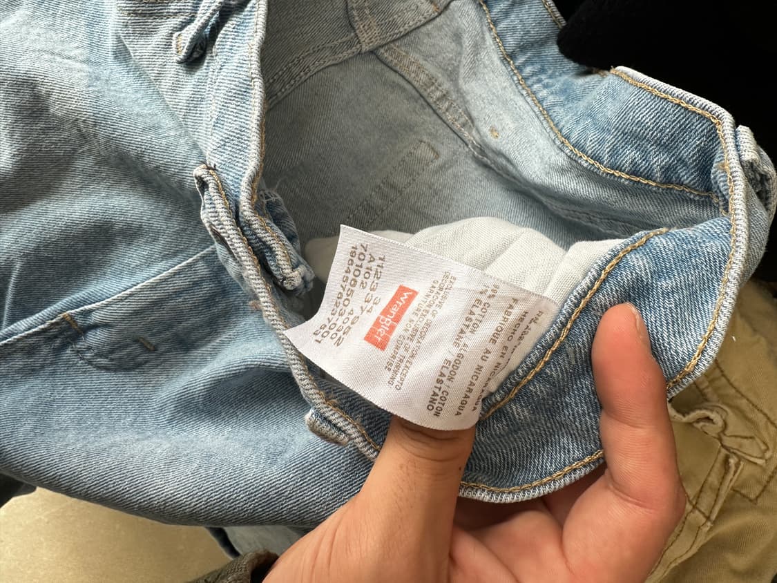 Wrangler 랭글러 데님 쇼츠 반바지 34 상품이미지5