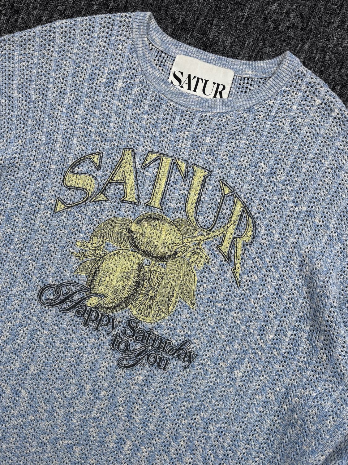 세터 이비자 썬 레트로 그래픽 메쉬 니트 상품이미지4