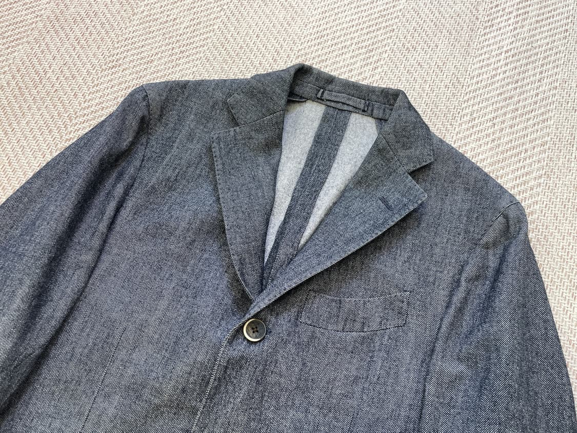 라르디니 이태리 울 코튼 테일러드 자켓  상품이미지4