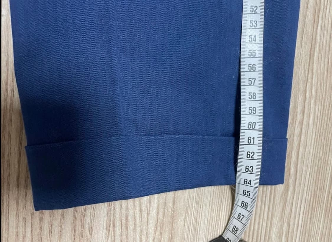 GTA 남성 네이비 슬림핏 치노 면바지 46 상품이미지6