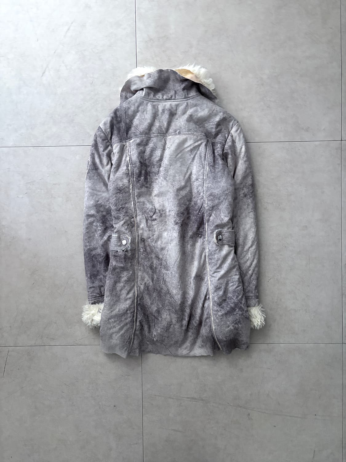 디젤 Y2k 퍼 코트 상품이미지8