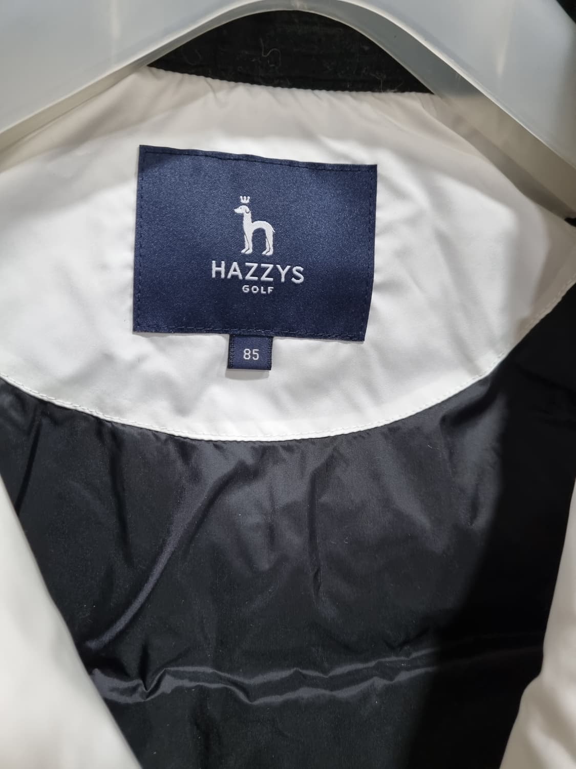 여성 85 헤지스 골프웨어 거위털 후드 패딩 조끼 베스트 상품이미지4