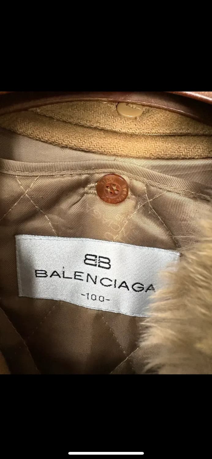 발렌시아가 퍼 카라 숏 해링턴 브라운자켓 H1801 상품이미지6