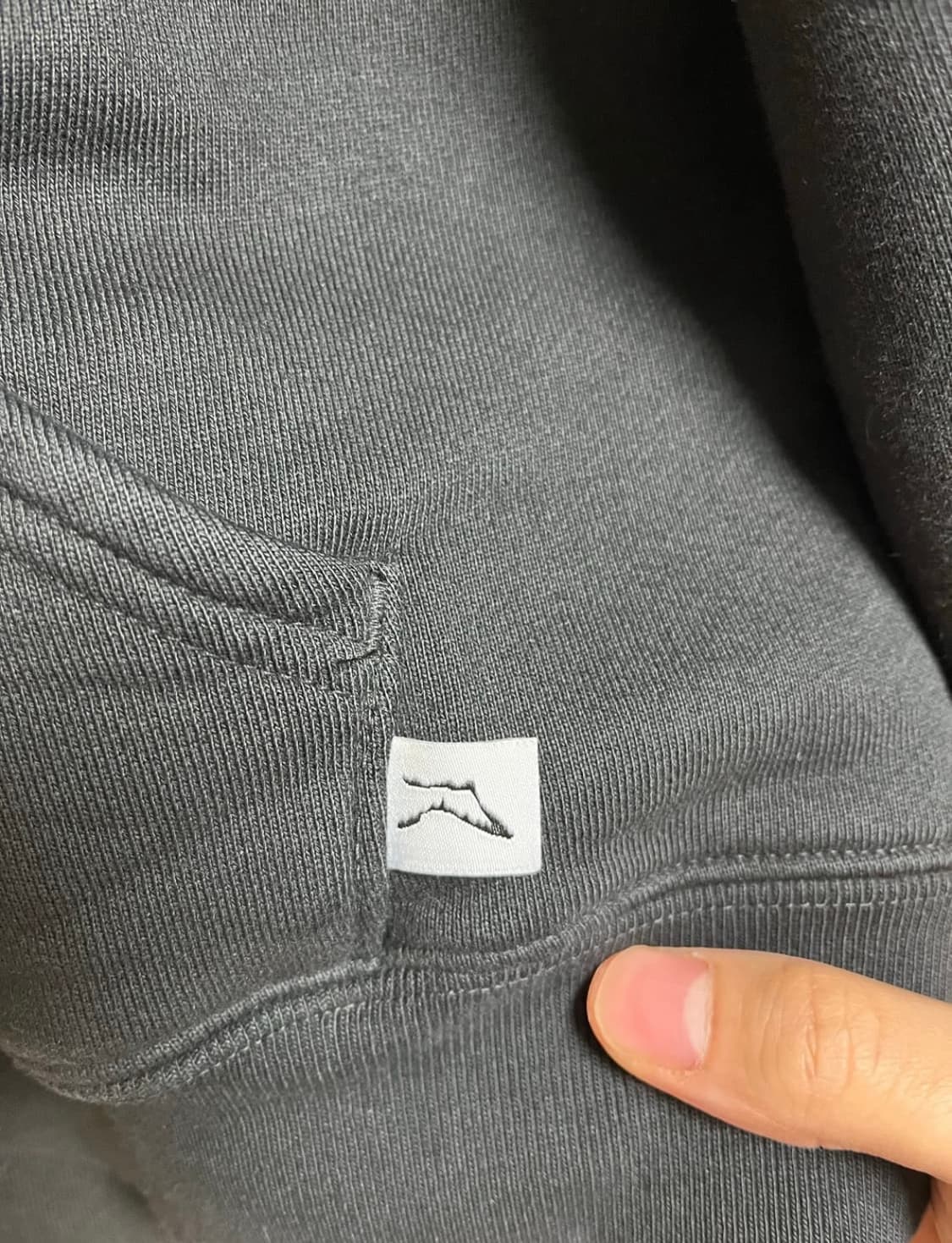 아킴보 클럽 후드 페이디드 블랙 M 상품이미지5