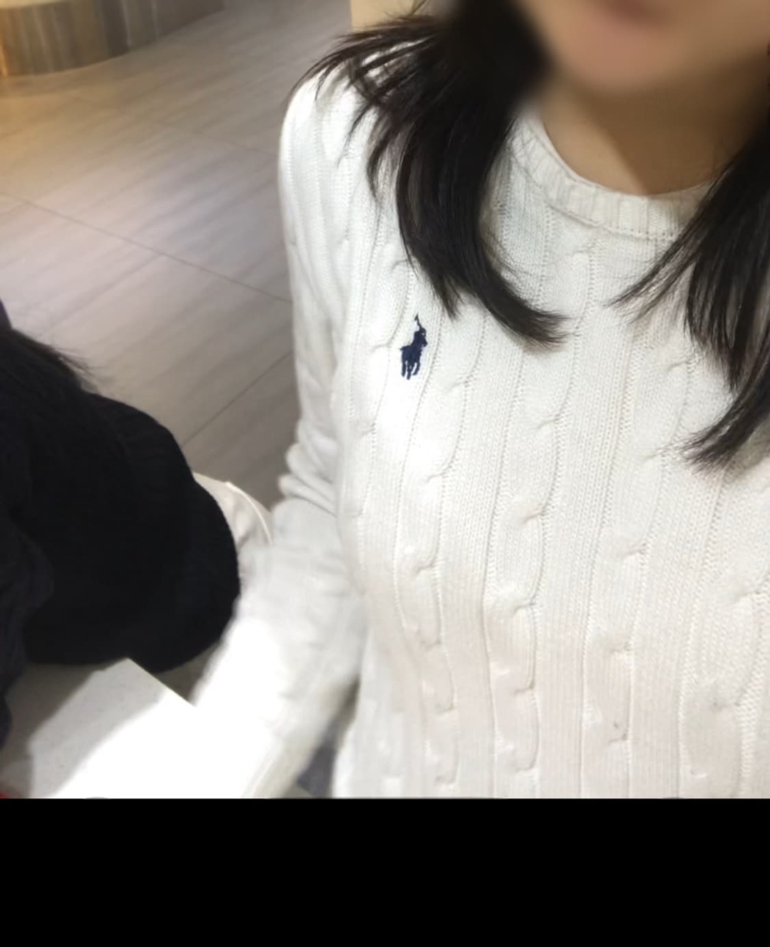 폴로랄프로렌 화이트 케이블 니트 상품이미지3