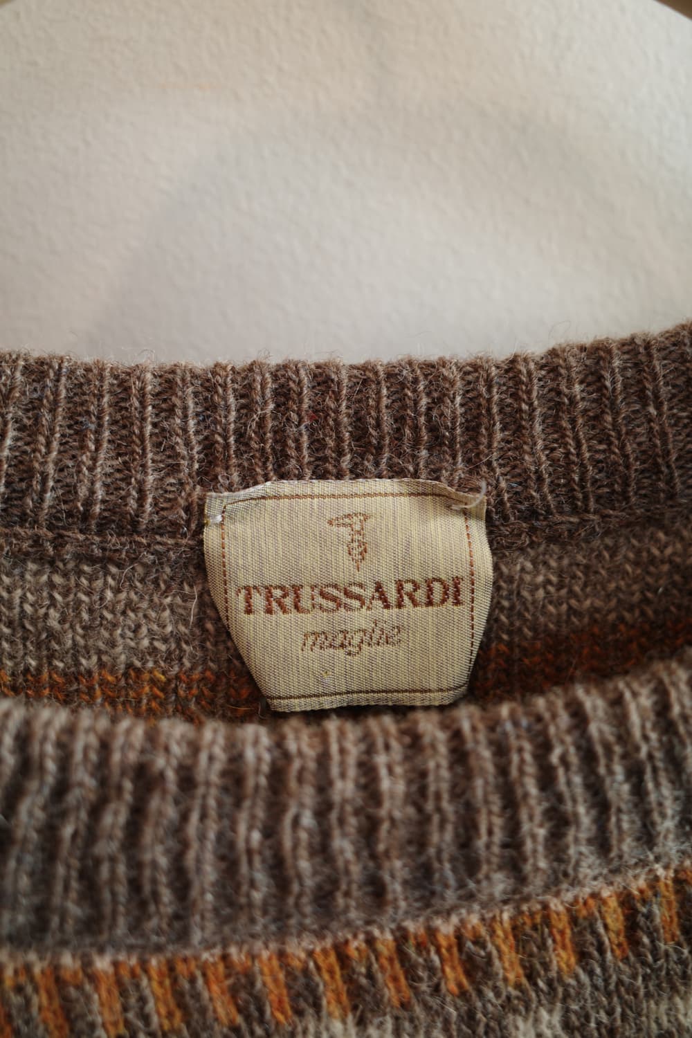 TRUSSARDI 트루사르디 울 패턴 니트 (MADE IN ITALY) 상품이미지3