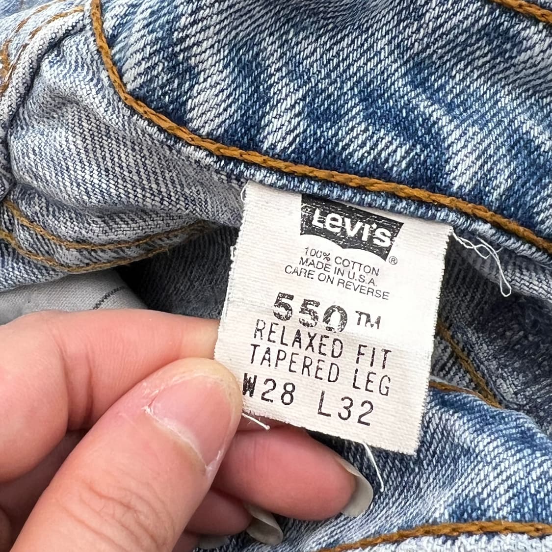 Usa리바이스 550 데님팬츠 r2403 상품이미지6