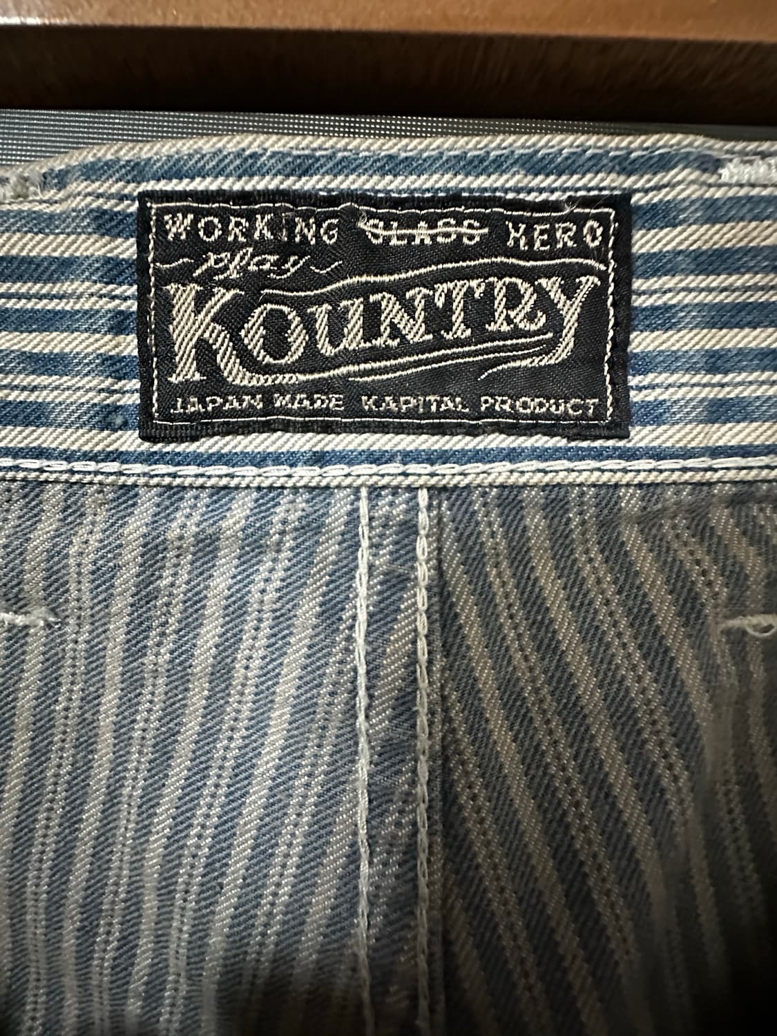 3,L) 캐피탈 리버티 히코리 퍼티그 배기팬츠 상품이미지4