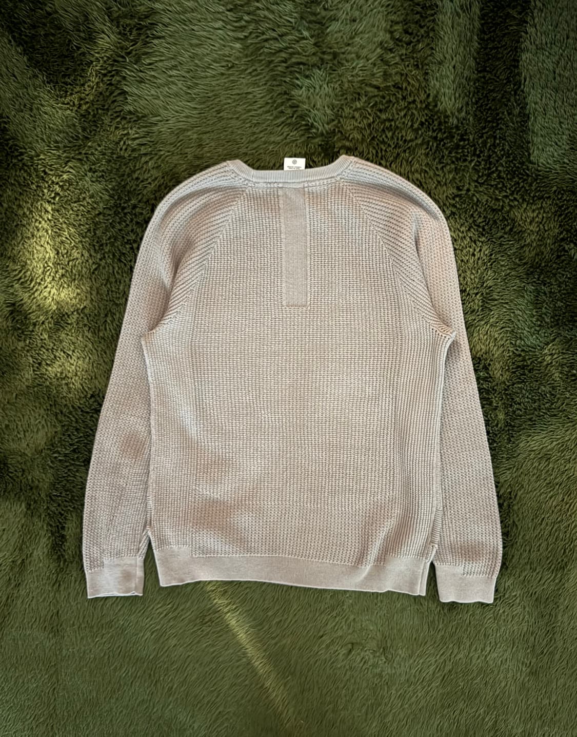 [M] 나이키 테크팩 클럽 로고 와플 니트 베이지 상품이미지7