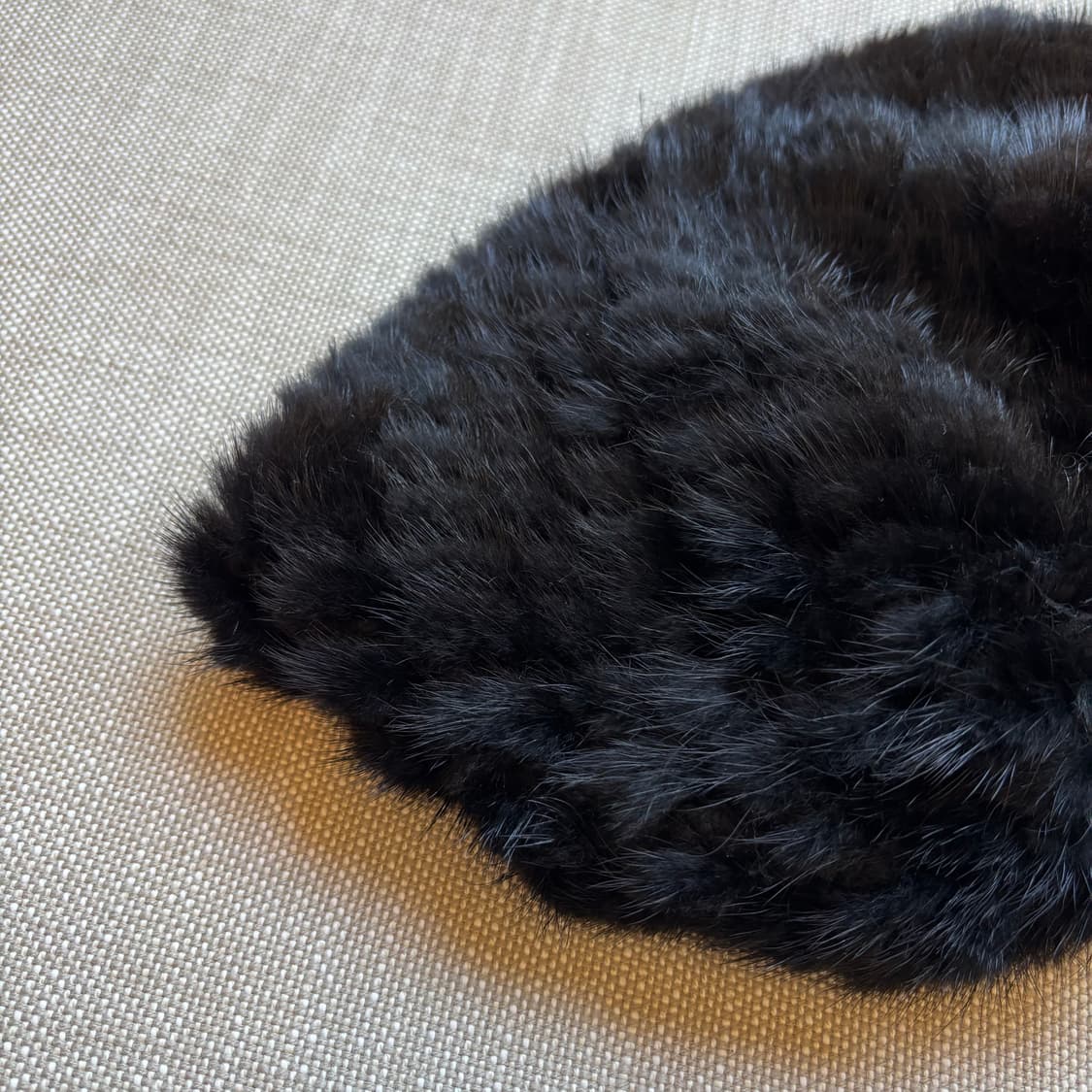 블랙 밍크 비니 Hat 상품이미지7