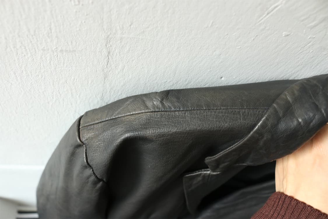 블랙바렛 레더 블레이저  상품이미지9