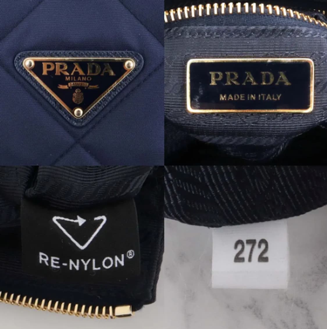 [정품] 프라다 리나일론 토트&크로스백 네이비- 풀구성품
 상품이미지3