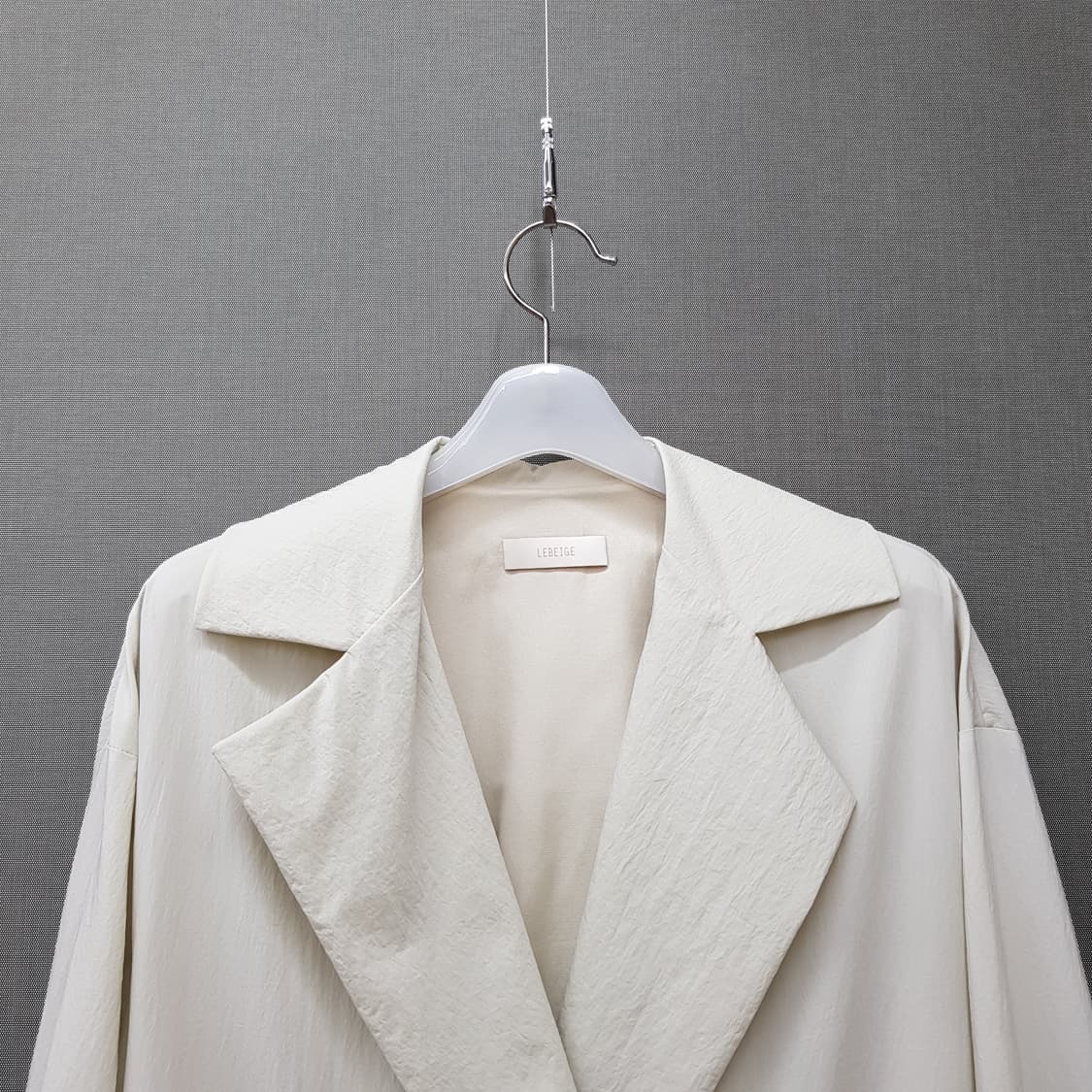 르베이지 2021 나일론 블렌드 트렌치코트 88-94-155사이즈 상품이미지2