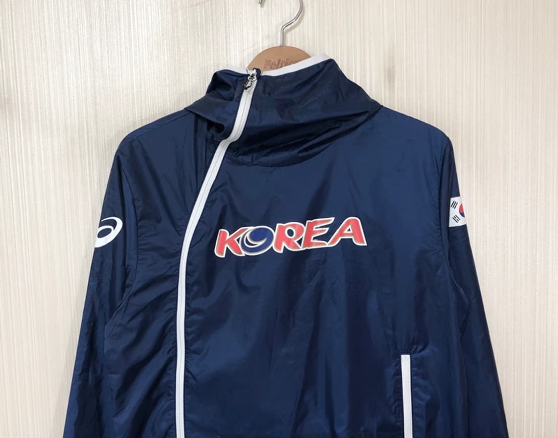 아식스국대 국대KOREA 육상국가대표 윈드자켓/러닝자켓 M 상품이미지2