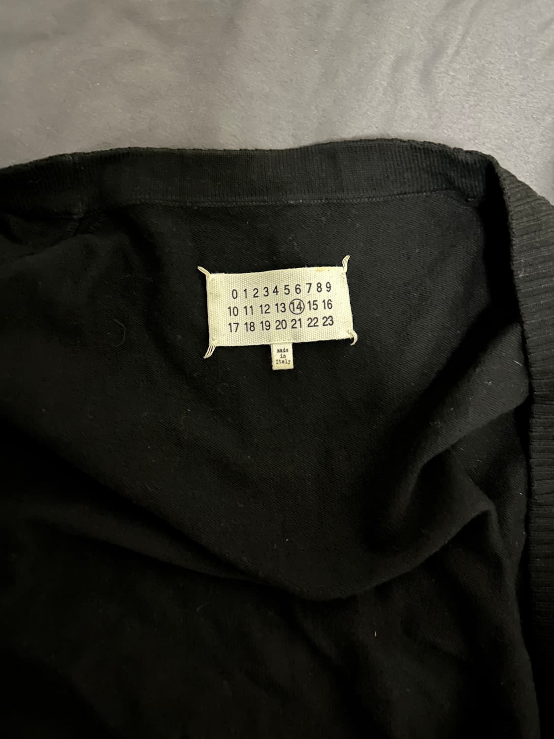 마르지엘라 엘보패치 가디건 레더 상품이미지3