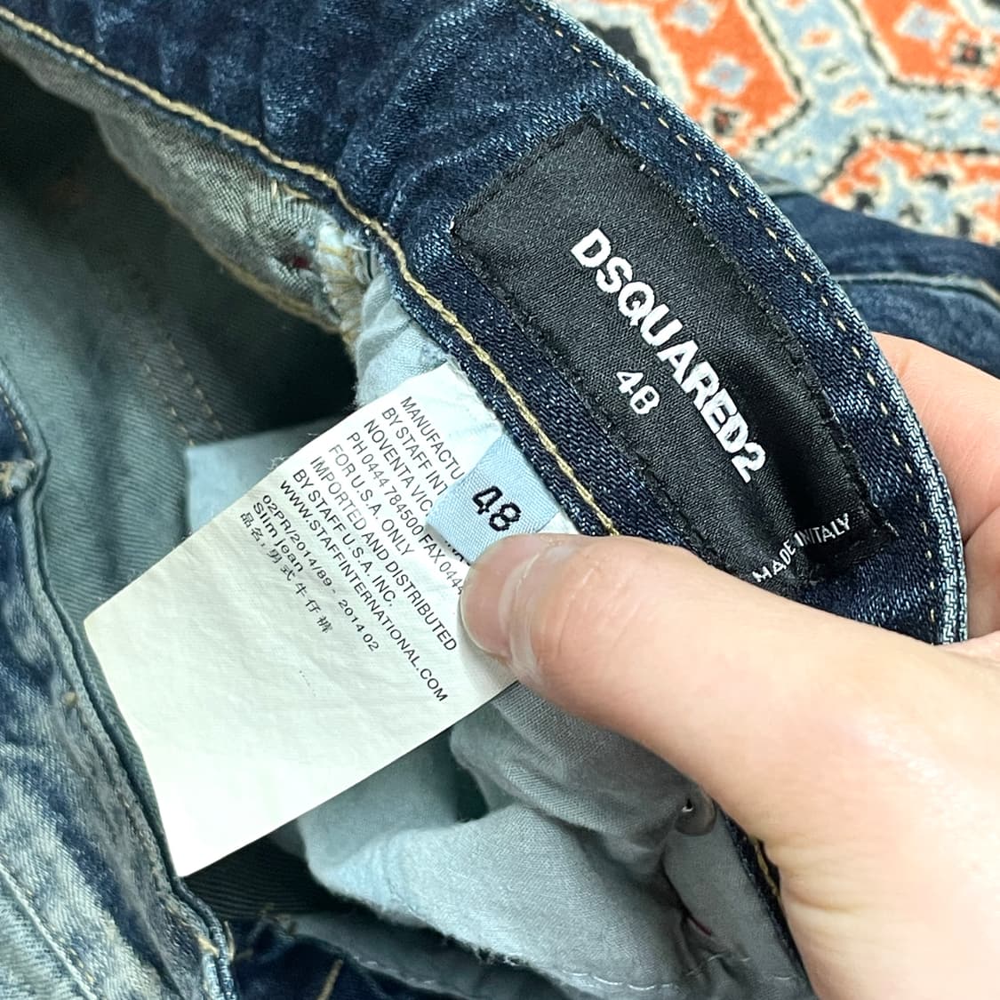 디스퀘어드2 중청 데님 팬츠 남성48 상품이미지4
