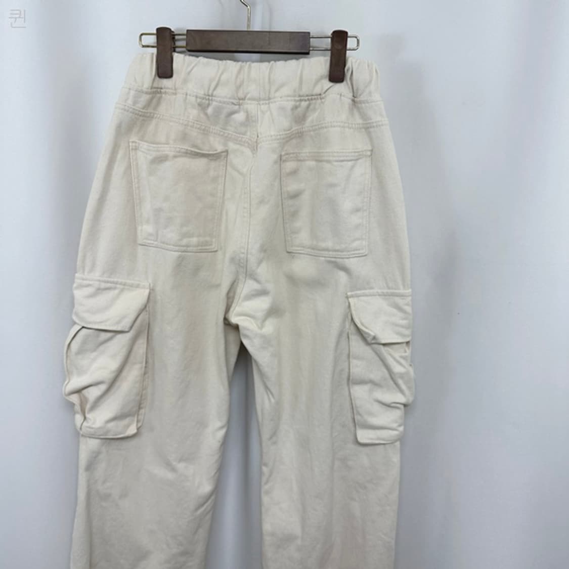 보세 남자 면100% 밴딩 바지 아이보리 FREE 상품이미지7