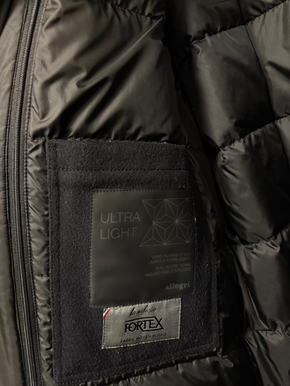 알레그리 울 캐시 코트 (하이넥 가디건 탈부착,구스다운 라이너) 상품이미지3