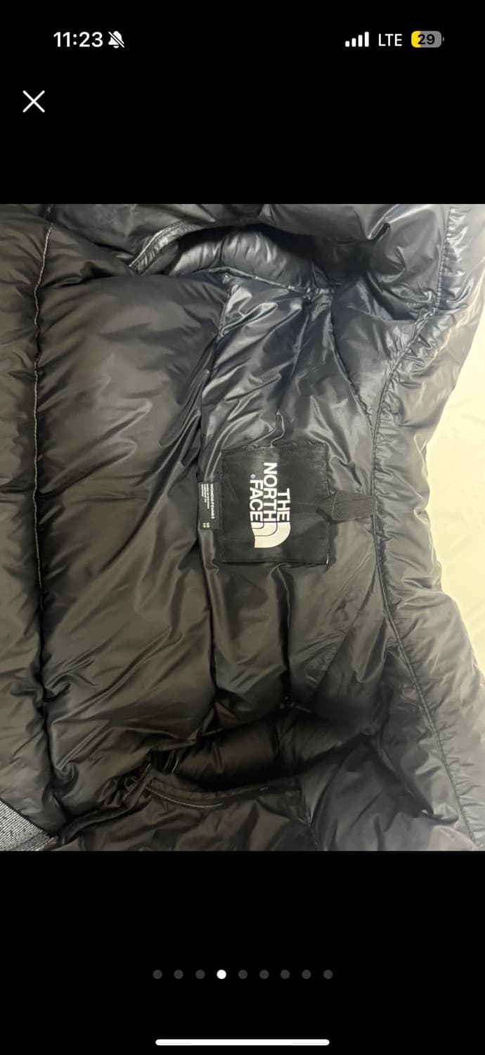 노스페이스 눕시 숏패딩 xs 모스핑크  상품이미지3