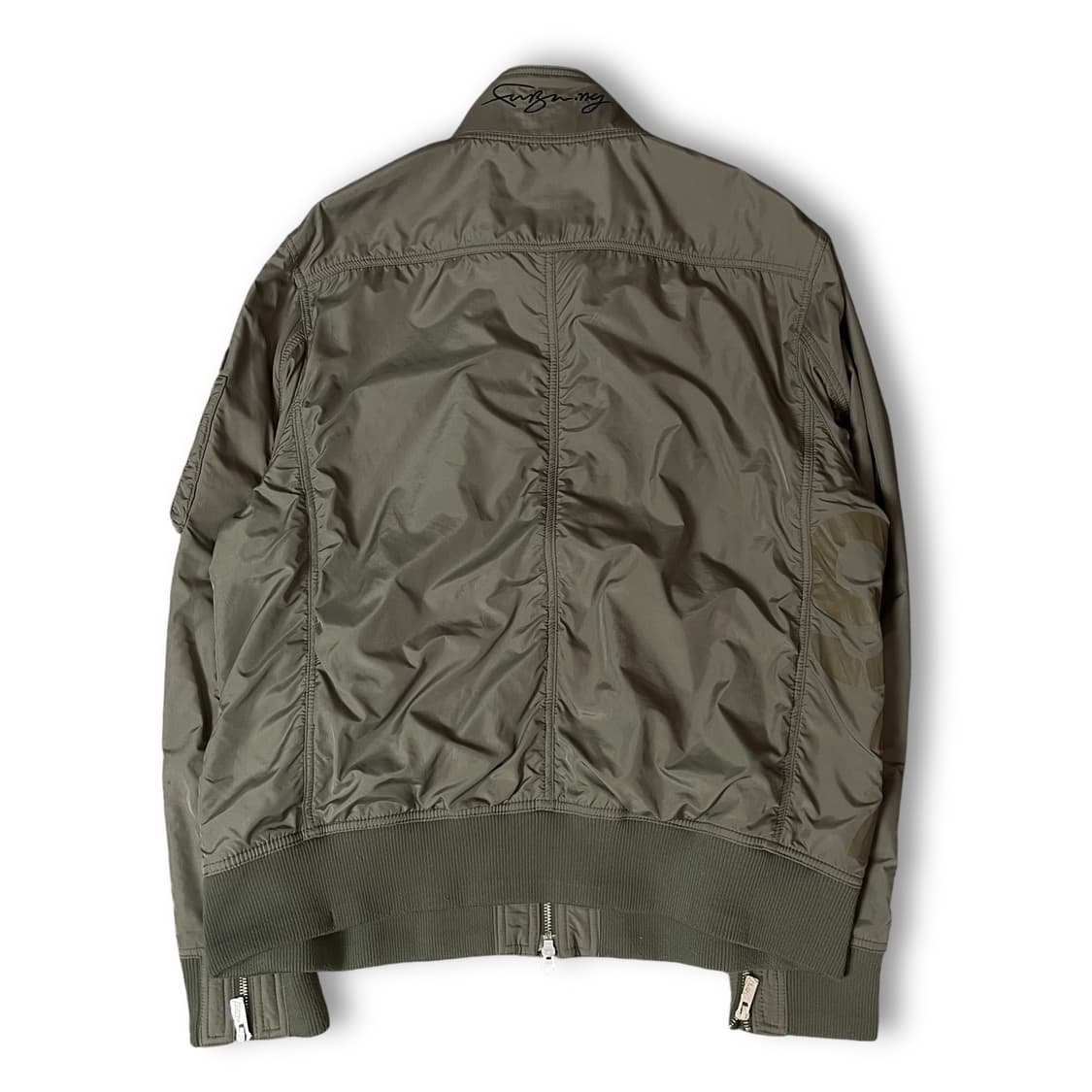 후부 카키 디테일 포켓 바람막이 자켓 XXL 상품이미지2