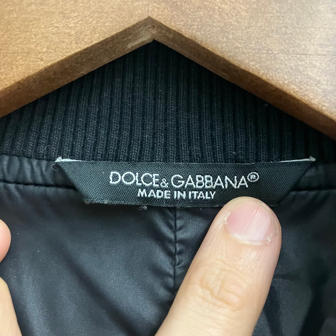 N257 돌체앤가바나 사선 봄버 자켓 ma1 상품이미지6