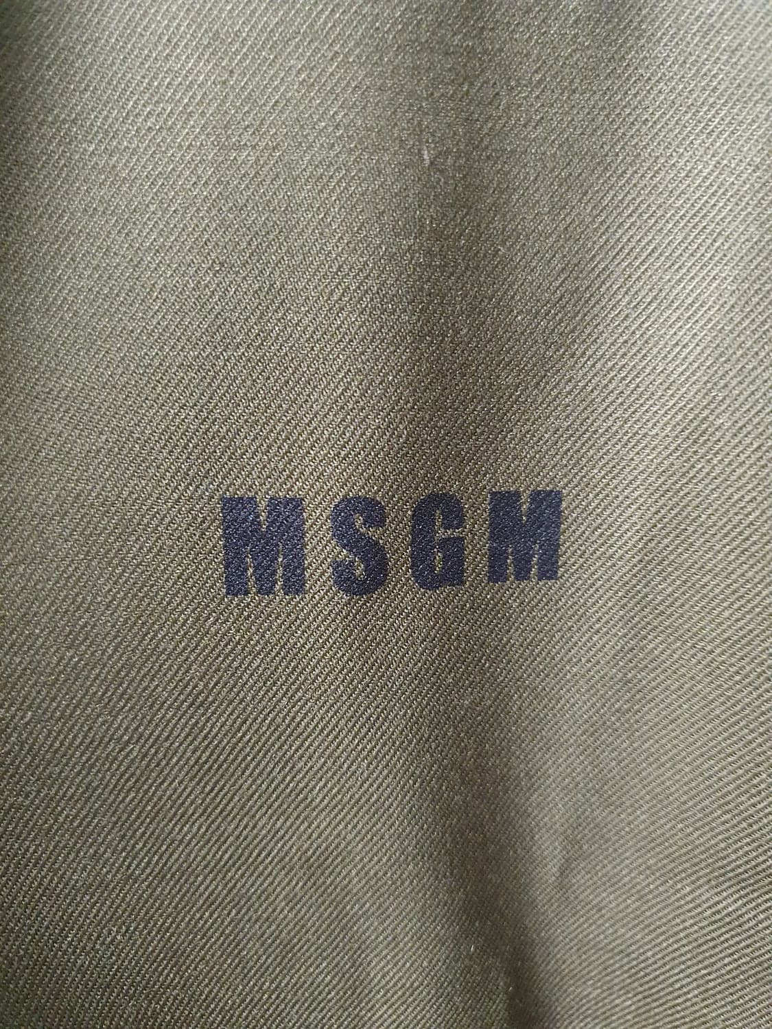 MSGM 버진 울 코치 자켓 상품이미지5