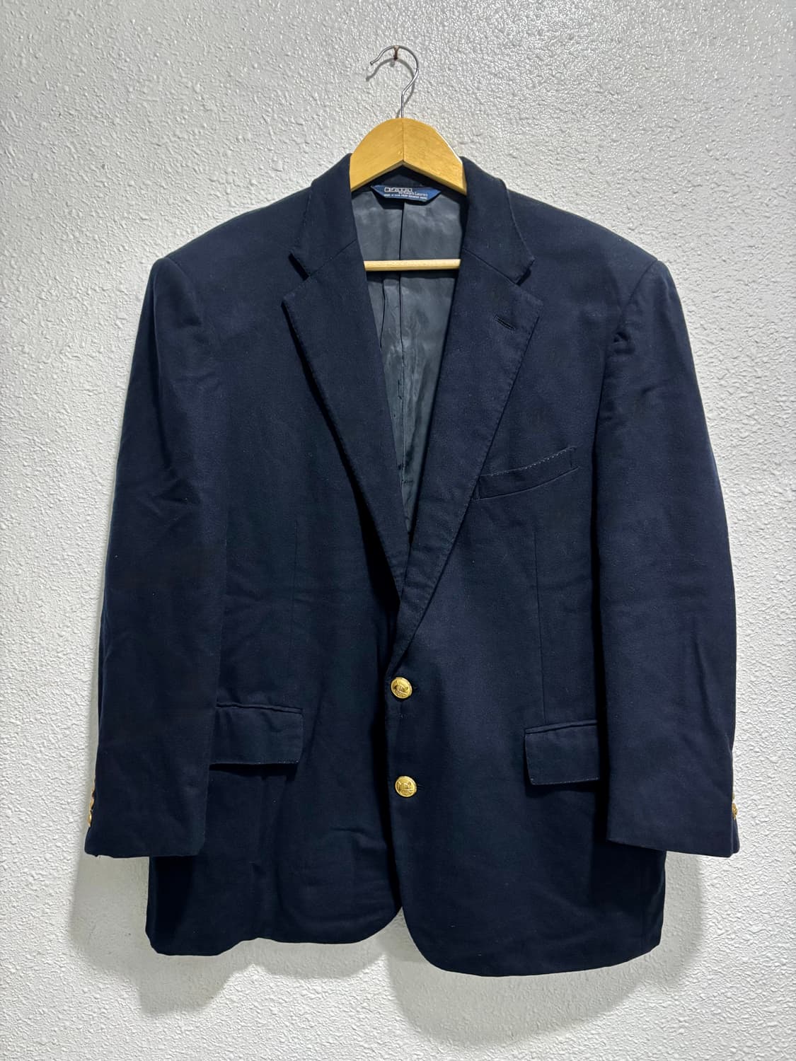 80’s 미국 폴로 랄프로렌 금장 블레이저 상품이미지1